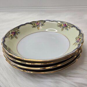 Vintage (4) Paul Muller Selb "The Minto" #1328 Bavaria Germany 5-1/8" Fruit Bowl